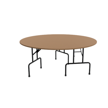 Round Trestle Table Wooden