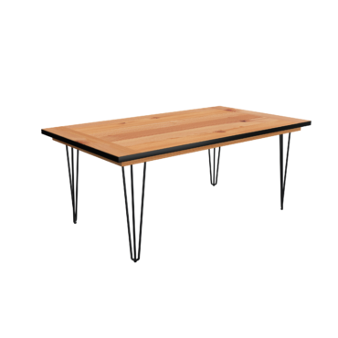 Rustic Timber Slatted Table