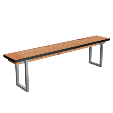 Bench Seat - Rustic Slatted