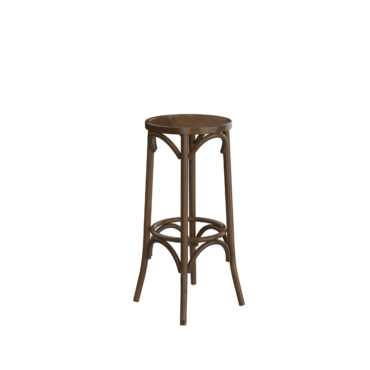 Bentwood Stool - Walnut no back