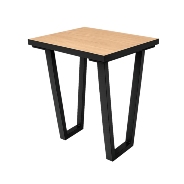 Rustic Slatted Bar Table 800mm