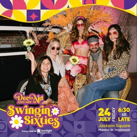 🎶Proud Sponsor of DecAid 2026 🎶Dust off your vinyl, grab your go-go boots, and get ready to twist the night away we’re proud to be sponsoring the DecAid 2026 Swinging Sixties event!As a proud sponsor, we’re honoured to support this incredible event helping raise vital funds for very sick children here in South Australia through the amazing work of the Starlight Children’s Foundation.This unforgettable evening is bringing Adelaide back to the vibrant world of the 1960s with flower power, Motown magic, live entertainment, retro cocktails, gourmet food, and endless dancing all for a truly meaningful cause.That’s what makes DecAid Swinging Sixties more than just an incredible night out it’s an opportunity to make a real difference while celebrating for a meaningful cause.#DecAid2026 #SwingingSixties #ProudSponsor #StarlightChildrensFoundation #CharityEvent #AdelaideEvents #Community