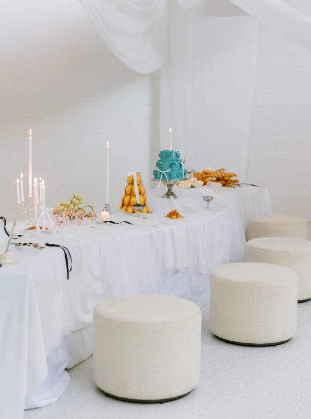 Some event pieces never go out of style 💙Our serpentine tables bring soft curves, flexible layouts and a unique look that transforms any space. We're still obsessed with this setup from 2024.Other supplies included:Venue Space: @bonvivant.adelaide Concept, Coord, Styling, Table Decor & Florals: @petalxtwigs
Photography: @monicacugnierweddings
Content Creator: @theweddingcreators_
Drape & Lighting: @lush.lighting
Cakes & Dessert: @cakesbyevie_
Petite Gataeux & Canapes: @savourit.catering
Stationery: @forlove.andletters
Furniture: @festivalhire
Tableware & Boucle: @whitemarquee